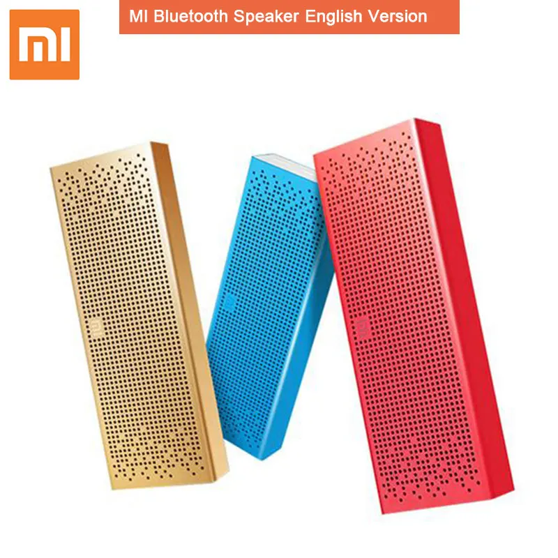 

Xiaomi Mi Bluetooth Speaker, Micro SD Stereo Wireless Mini Portable Speakers Music MP3 Player Support Handsfree English Version