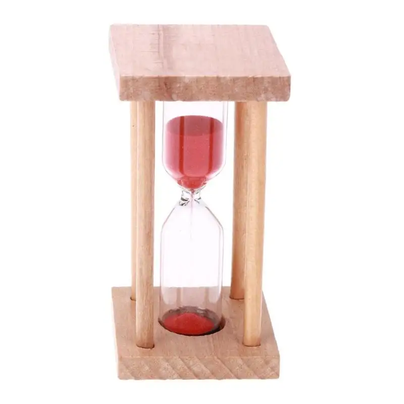 Home Decor 5 Minutes Colorful Toothbrush Timer Hourglasses Sandglass Sand Clock Timers desktop clock Christmas Valentine's Gift - Цвет: Красный