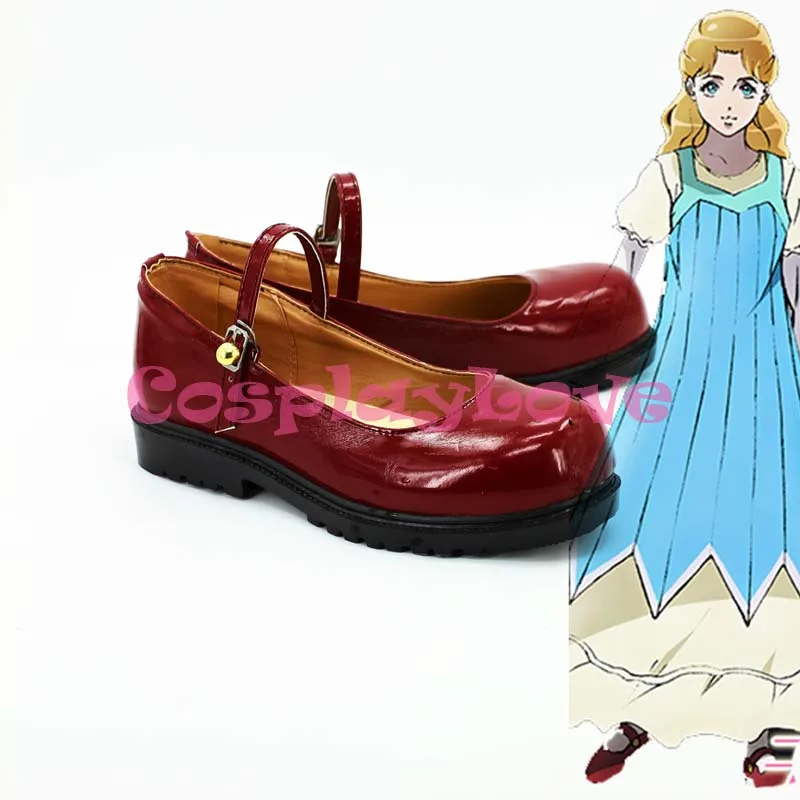 

Newest Custom Made Japanese Jojo Bizzare Adventure Erina Joestar Cosplay Shoes Long Boots For Christmas Halloween Festival