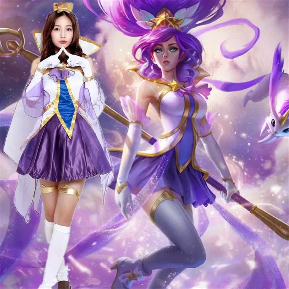 New Anime Game Lol Game New Skin Star Guardian Magical Girl Janna Clothes Cosplay Full Set Female Costume Holidays Costumes Aliexpress