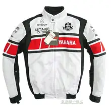 MotoGP Racing Team юбилейное издание белая куртка для мотоцикла yamaha держать теплая куртка с съемный вкладыш хлопка