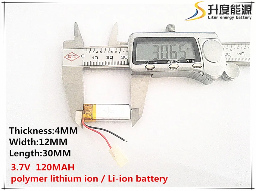 3 7 V 041230 401230 120mah Bluetooth гарнитура литий полимерная батарея BT2010/BT135|lithium polymer battery|polymer