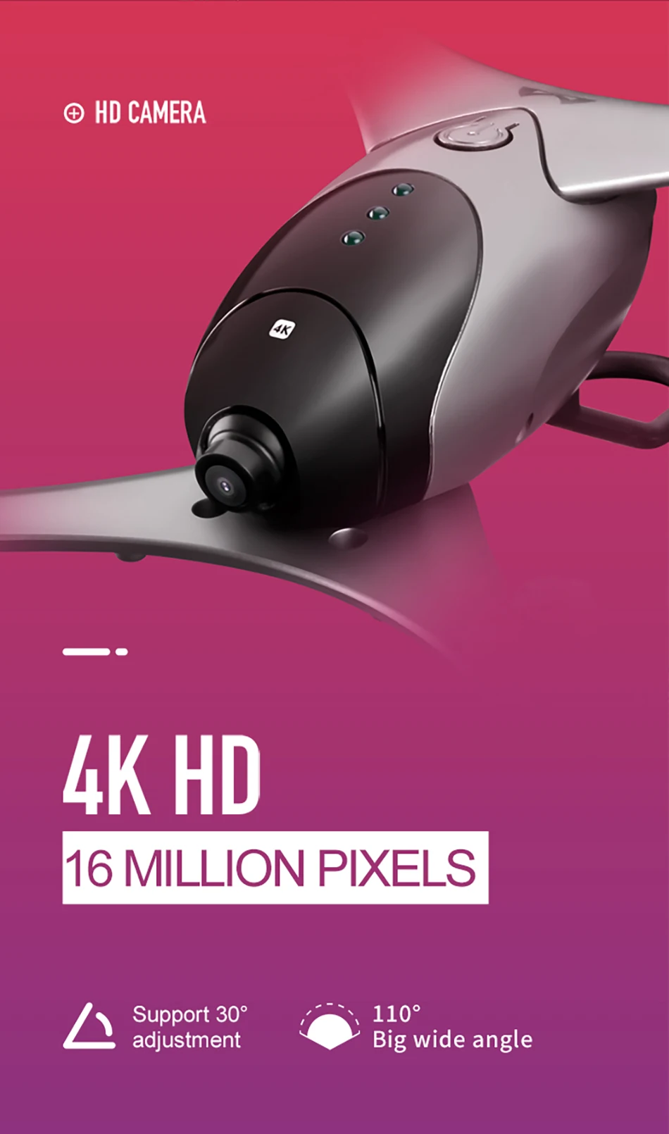 Дрон 4k Квадрокоптер следуй за мной Дроны с камерой HD 4K двойная камера Fpv гоночный Дрон Профессиональный Радиоуправляемый квадрокоптер с камерой