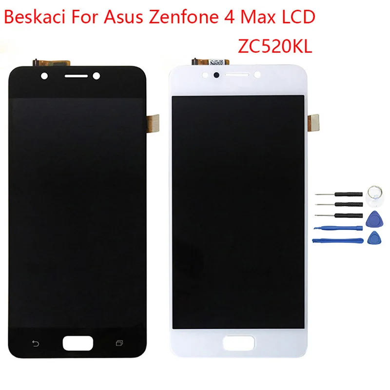 Beskaci ZC520KL ЖК дисплей для Asus Zenfone 4 Max 5 2 Сенсорный экран Панель с рамкой Запчасти