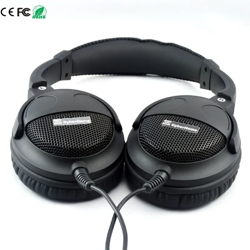 Lowest Price Hi-Fi Sound Headset  Super Bass Headphones 40mm Six Speakers Units DIY Headphone Grade Fever 3.5mm Earphone Without Microphone