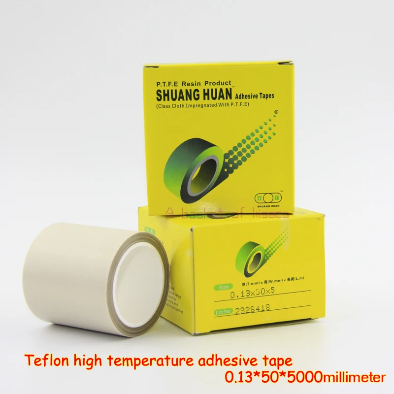 

50 mm wide multi-purpose Teflon high temperature environment using adhesive tape