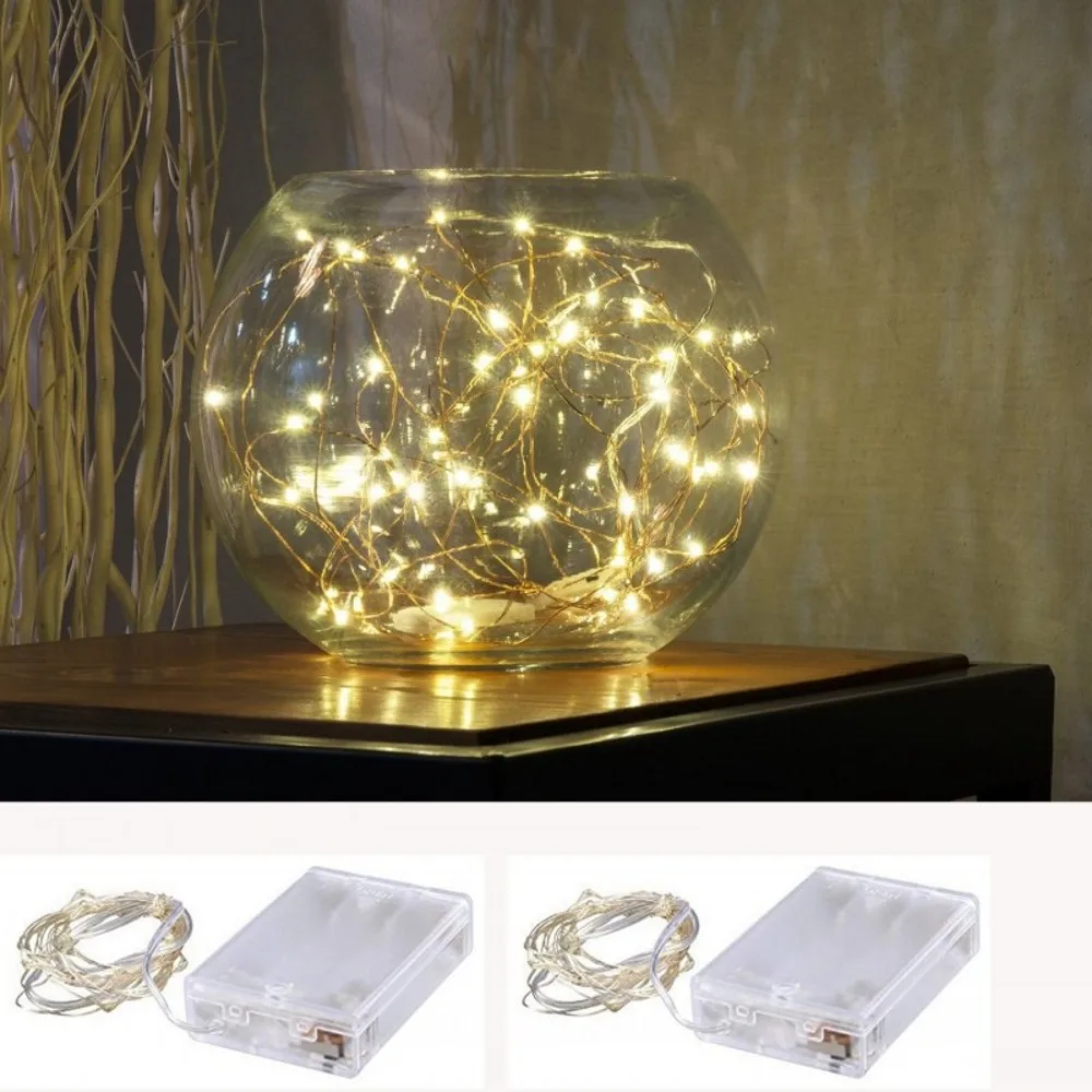 New 2M 3M 4M 5M LED Copper Wire String Fairy lights AA Battery Operated Christmas Holiday Wedding home Party Decoration lights New 2M 3M 4M 5M LED Copper Wire String Fairy lights AA Battery Operated Christmas Holiday Wedding home Party Decoration lights