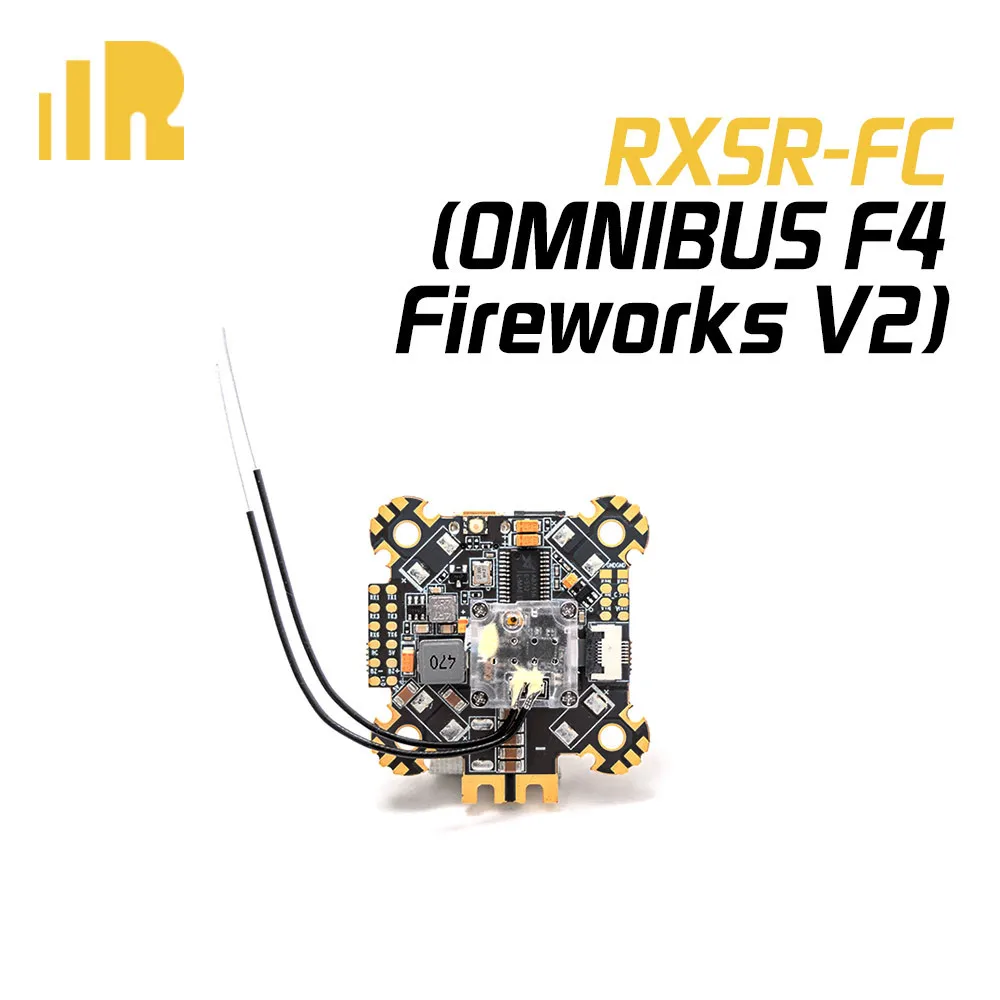 Полетный контроллер для дрона FrSky RXSR-FC R9MM OMNIBUS F4 firev2 FPV с ресивером R-XSR/R9MM ICM20608 OSD