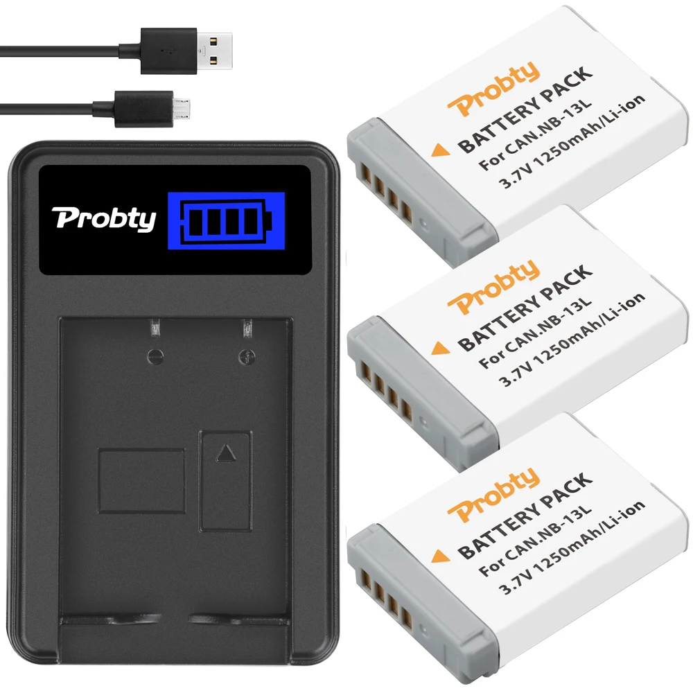 Nb13L Batteria + Caricabatteria Per Canon Powershot G7X G9X Sx730 G5X G9 X Mark Ii Sx620 Hs Sx720 Hs Sx740 Hs