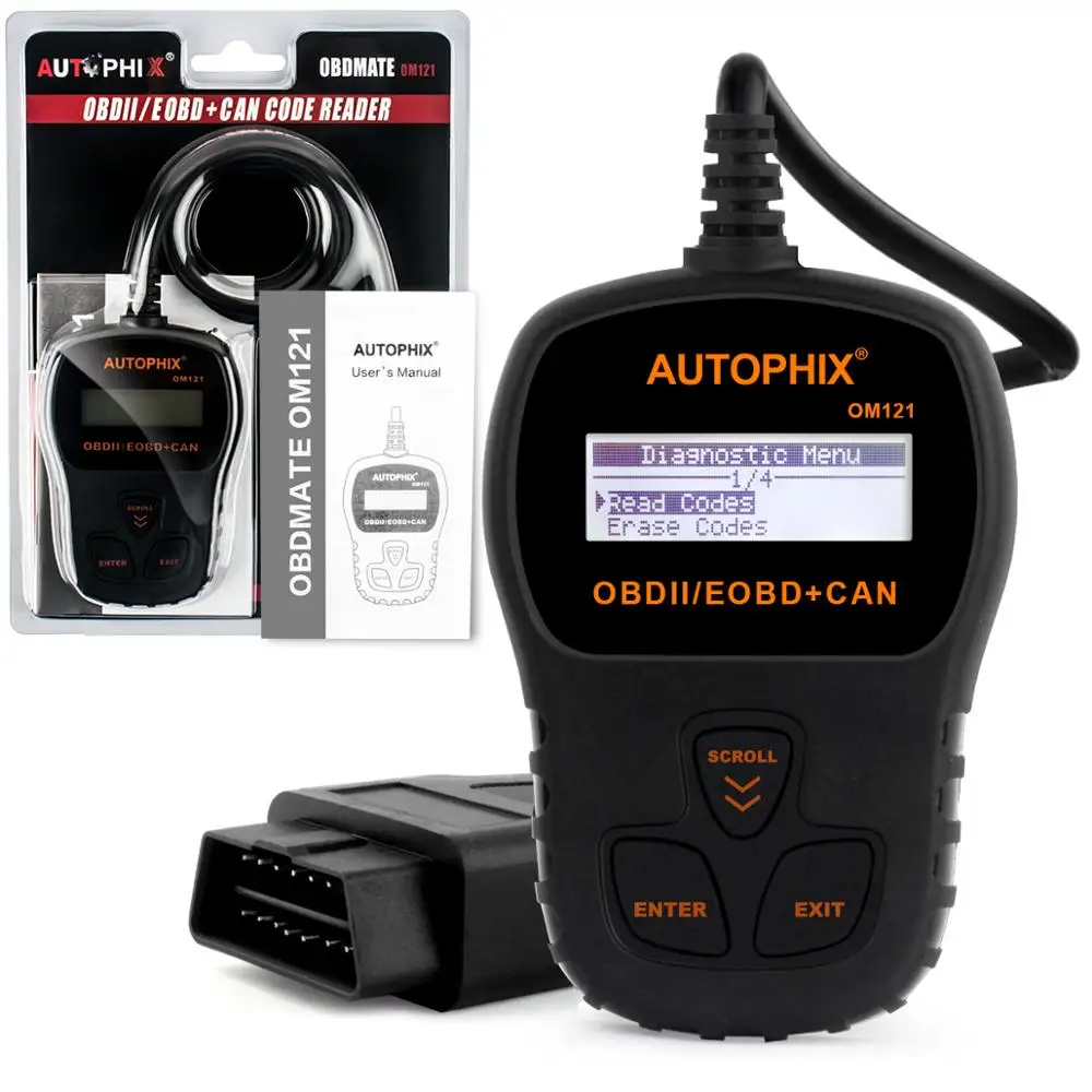 Автомобильный сканер Autophix OBD2 для двигателя OBD 2 считыватель кодов ошибок EOBD