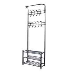 Современные металлическая деталь одежды Hat вешалка для одежды стеллаж обувь полки полочки-органайзеры стенд висит крючки Гостиная мебель