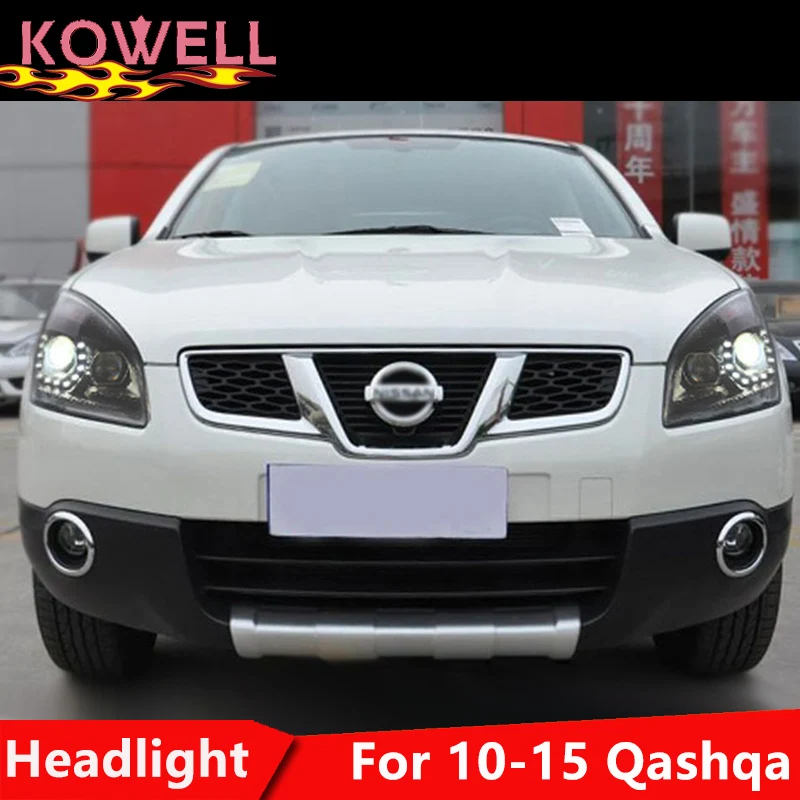 Стайлинг автомобиля KOWELL для Nissan Qashqai светодиодные фары 2009 2014 новые drl H7 hid