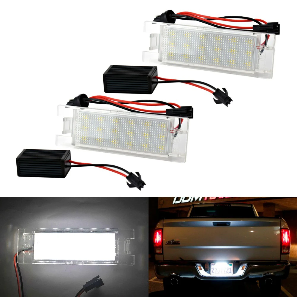 

2pcs Car LED Number License Plate Light 12V For Opel Zafira Astra Corsa Insignia Rear Trunk Warning Light Car Tuning Accessories