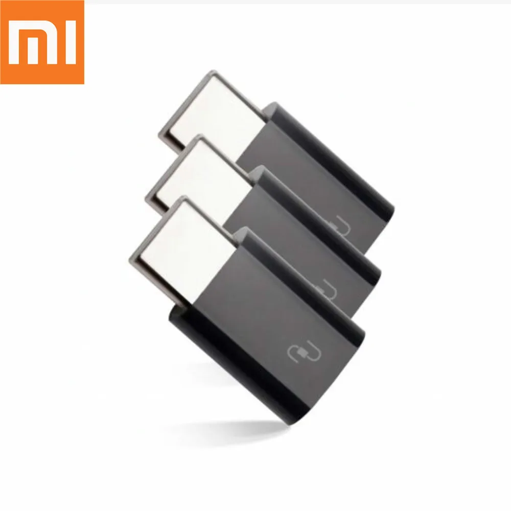 Оригинальный адаптер Xiaomi USB Type C Micro Female к 3 1 Typec Мужской кабель конвертер разъем