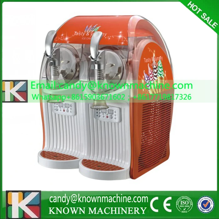 

Table Top yougurt Ice Cream Machine with slush machine by DHL to home