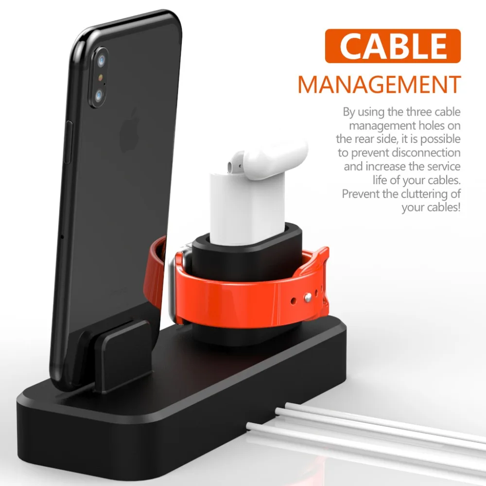 Charging Dock Stand Holder Station for Headphone AirPods IPad Apple Watch i Watch Series 1 2 3 iPhone 10 X 8 7 6 6S Plus