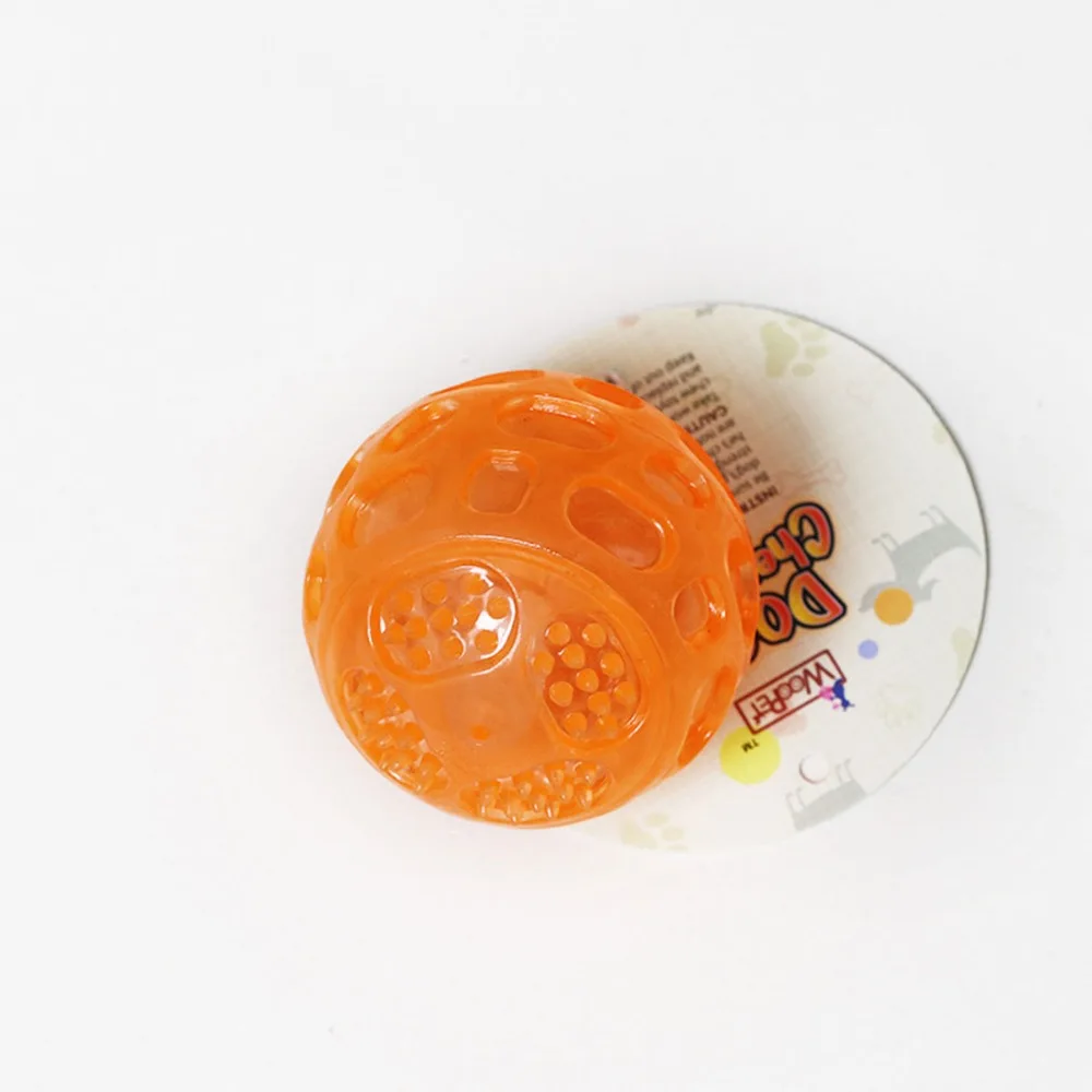 

Pet Dog Chew Toy Ball Waterproof Squeak Sound Toys Bite Resistant Teeth Balls For Dogs Training Tooth Cleaning Dogs Play Toys