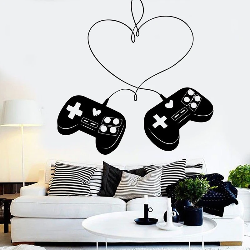 

Gamer Xbox wall decal Eat Sleep Game Controller video game wall decals Customized For Kids Bedroom Vinyl Wall Art DecalsA11-006