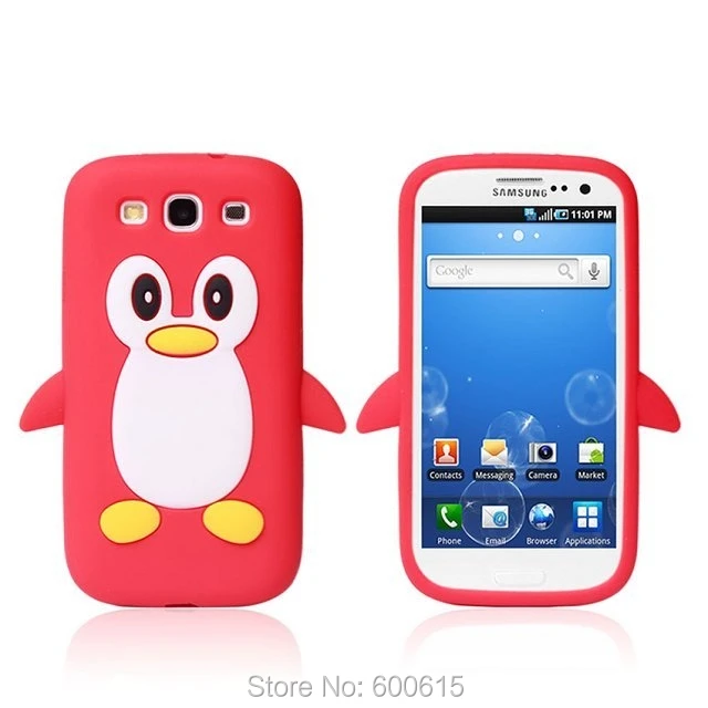 Samsung galaxy s3 i9300 penguin silicone case (6)