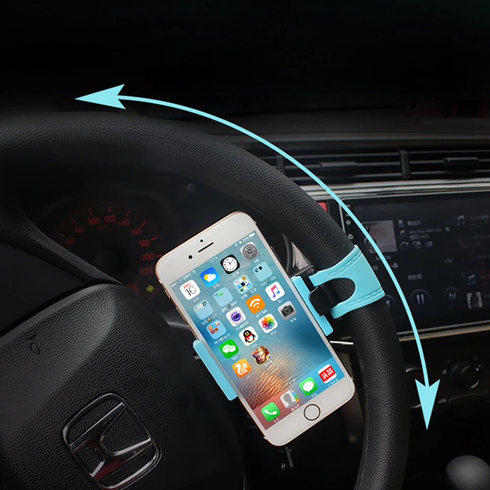Car-Phone-Holder-Stand-Steering-Wheel-Bike-Clip-Mount-Rubber-Band-Holder-For-iPhone-7-Plus (2)