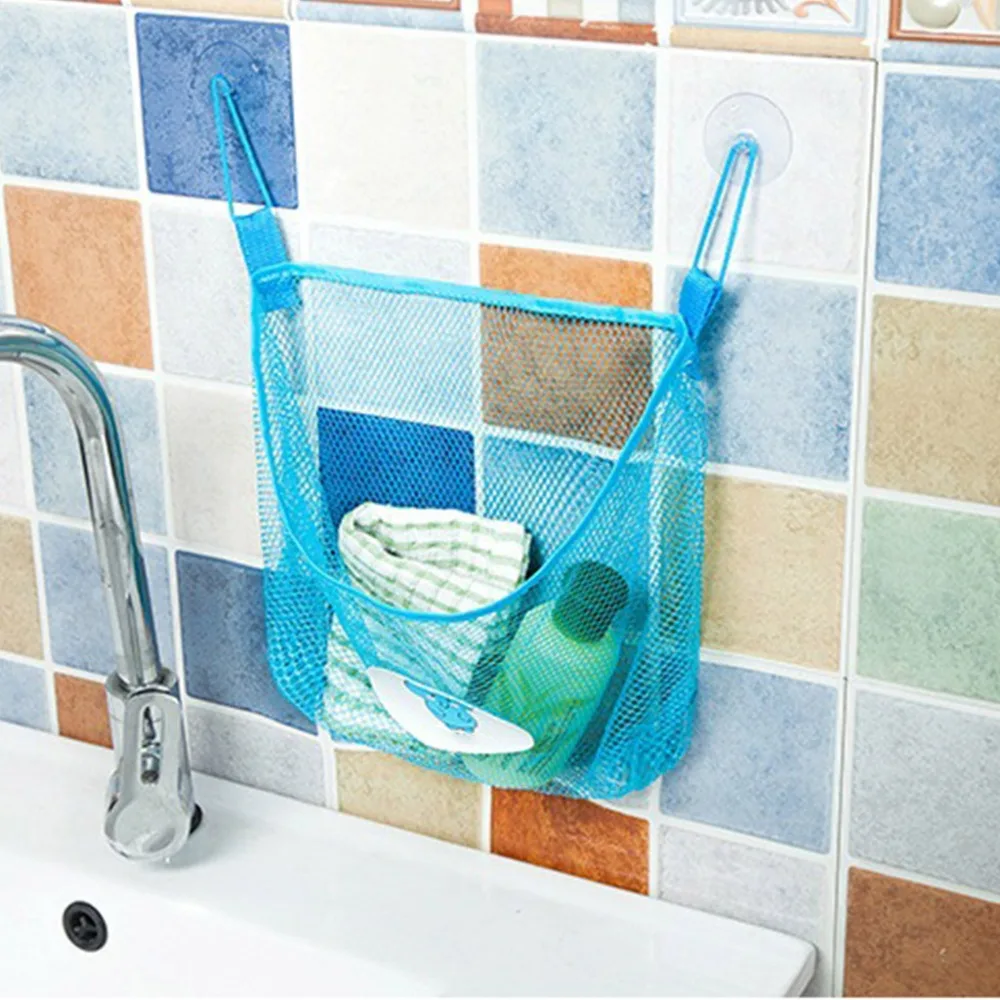 ROSWHEEL جديد الطفل الاطفال الاستحمام متعة الوقت حمام حوض لعبة المنظم حقيبة التخزين صافي شفط سلال الاطفال الحمام شبكة حقيبة