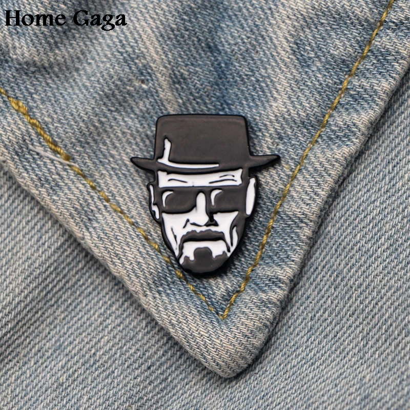 Homegaga Breaking Bad Walter белые diy цинковые булавки для галстука броши рюкзака одежды