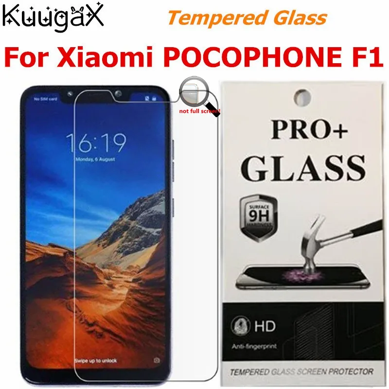 Закаленное стекло для Xiaomi POCOPHONE F1 глобальная версия Snapdragon 845 6 18 &quotЗащитная пленка