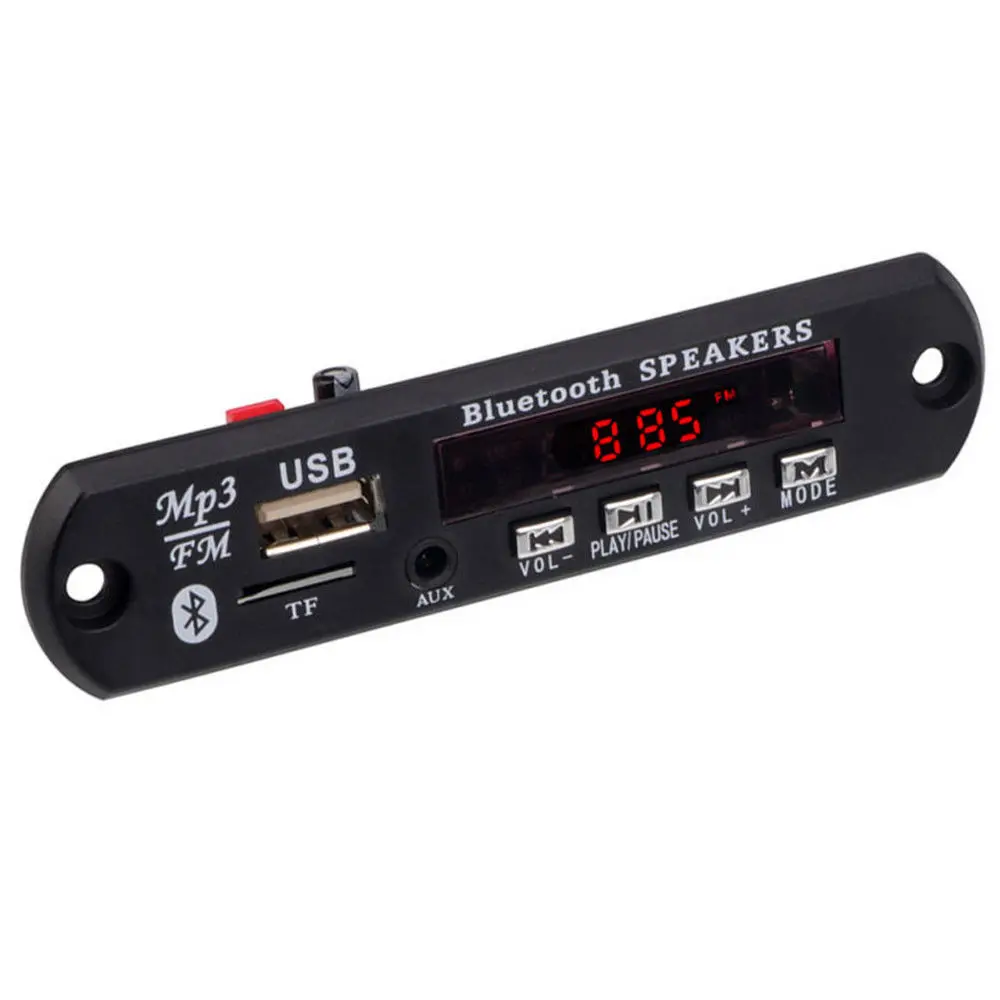 7-12 в автомобильный USB Bluetooth MP3 WMA FM AUX декодер доска аудио модуль Поддержка TF SD карты декодер доска автомобильный пульт дистанционного управления