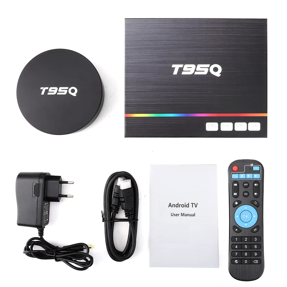 T95Q 4 GB 64 GB Android 8,1 LPDDR4 Amlogic S905X2 TV BOX Quad Core 2,4G y 5 GHz Dual wifi BT4.1 1000 M H.265 4 K Media Player Smart Box - 6