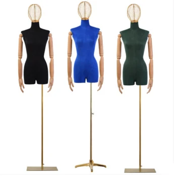 

Colorful New Style Fabric Manican Dressmaker Mannequin Customized Factory Direct Sell