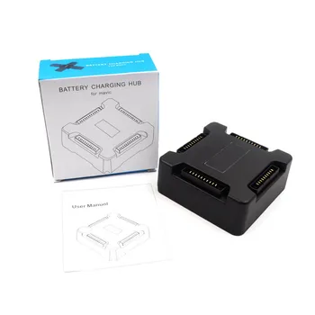 

4 in1 Hardshell Battery Steward Parallel Charging Board Accessories Charger Adapter with Digital Display for DJI Mavic Pro drone