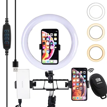 

Dimmable LED Ring Light 16/26CM Selfie Camera Lamp with Table Tripod Phone Holder For Samsung Galaxy A10 A20 A30 A50 A70 S9