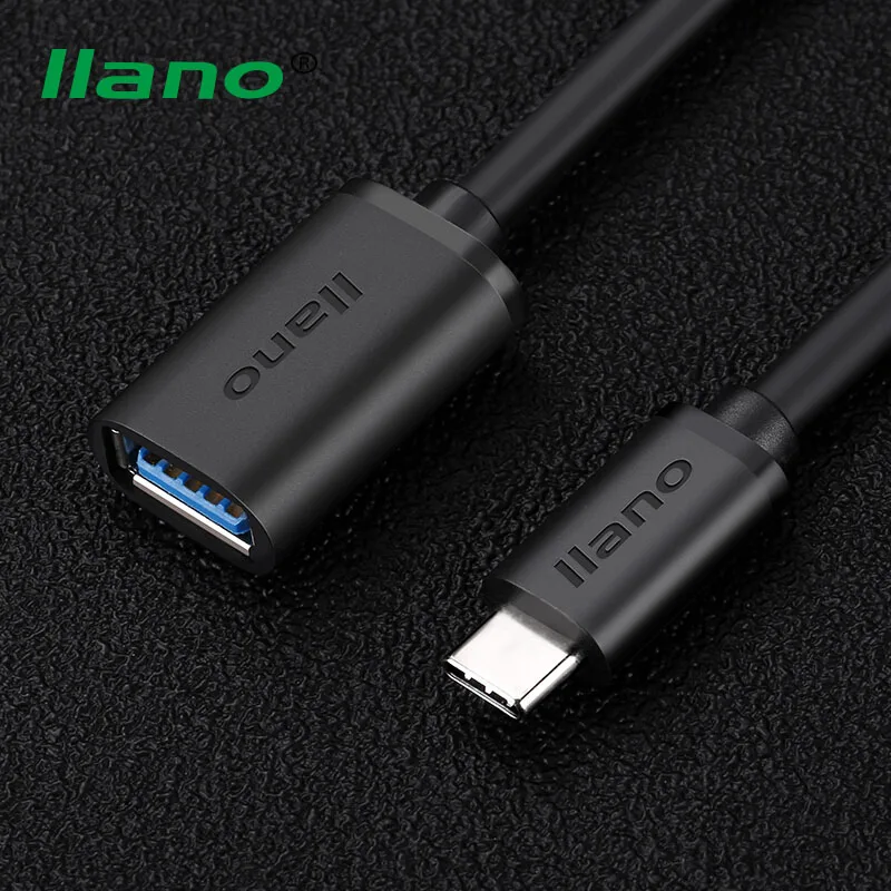 

llano Type C USB 3.0 OTG Adapter Type-C Male to USB 3.0 Female Data Cable for Macbook Letv Xiaomi Huawei