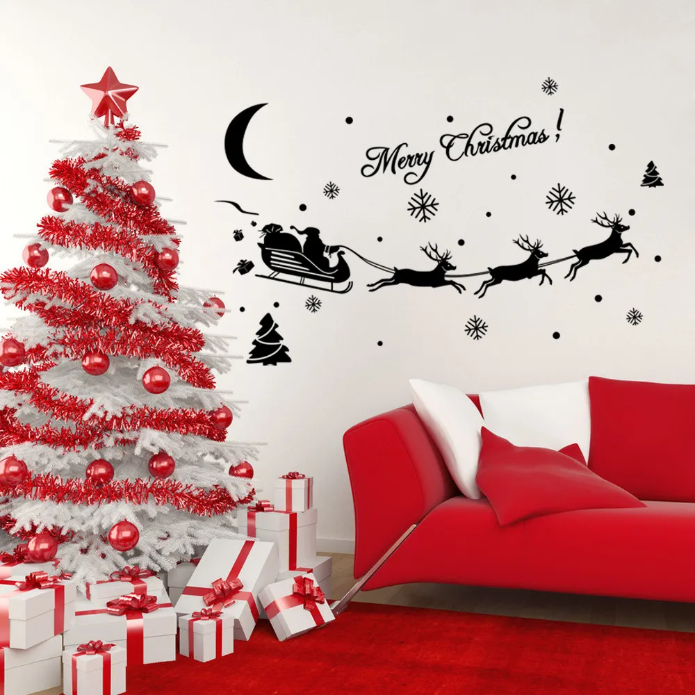 Wall Stickers Christmas Decoration Decal Window Stickers Home Decor