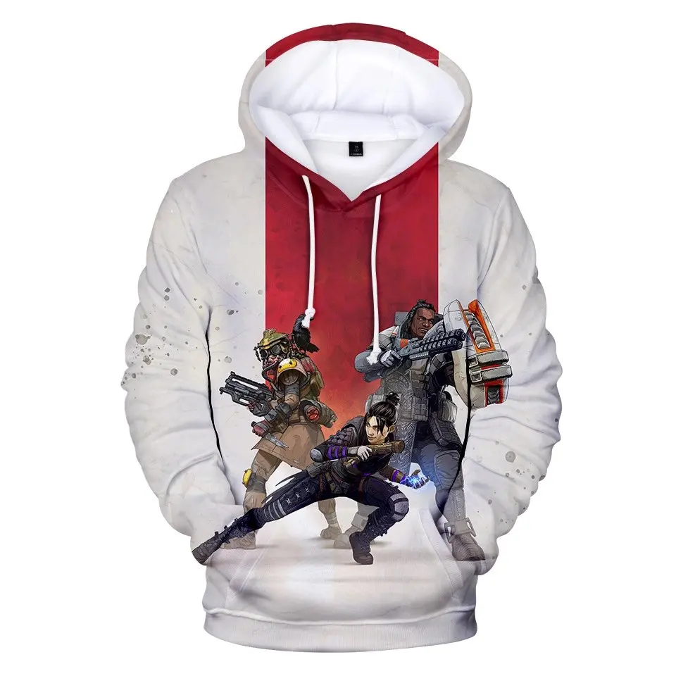 ZSQH Apex Legends толстовки Mirage Caustic Bangalore Wraith Lifeline Pathfinder Gibraltar Bloodhound Косплей Костюм для