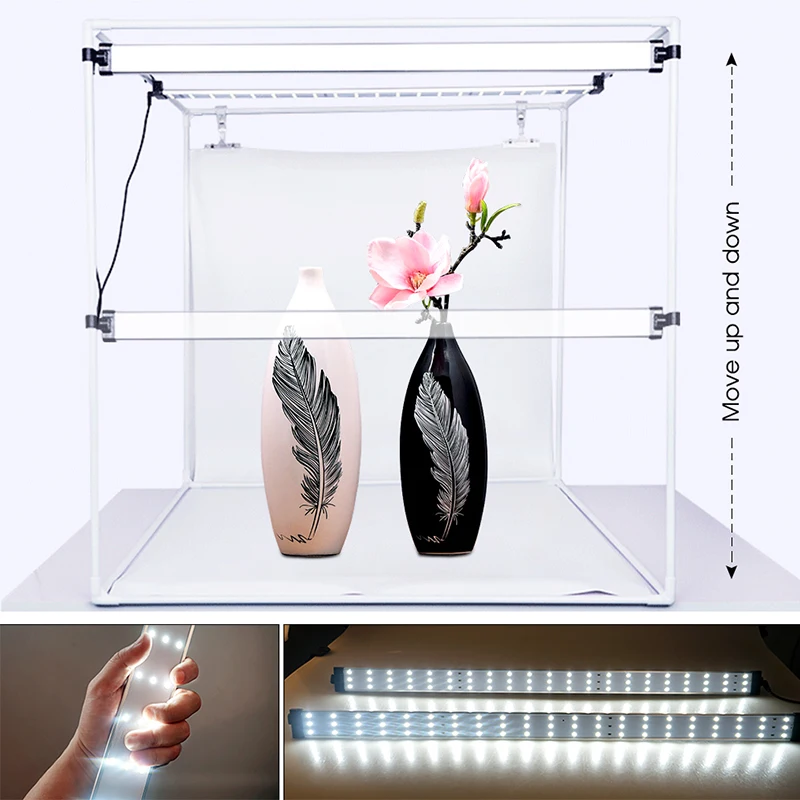 Najtaniej Travor podświetlana tablica 80*80CM przenośny Softbox zdjęcie tablica świetlna led namiot z 3 kolory tło dla fotografia studyjna pudełko oświetleniowe