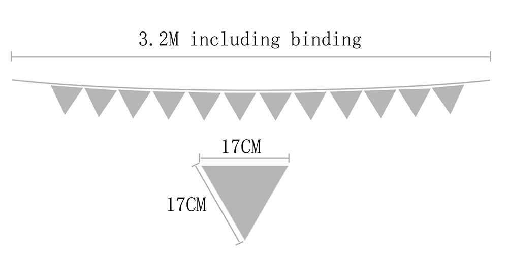 3,2 м 12 флагов винтажная тканевая гирлянда для свадьбы, дня рождения, вечеринки, украшения для детской вечеринки, реквизит для фотосессии, садовая гирлянда, домашний декор