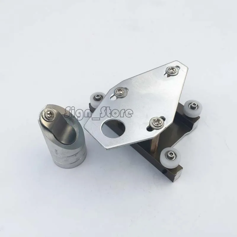 

40W CO2 Laser Stamp Engraver K40 Part Head Mount 20 Mirror 18 Focus Lens 50.8mm with Roller