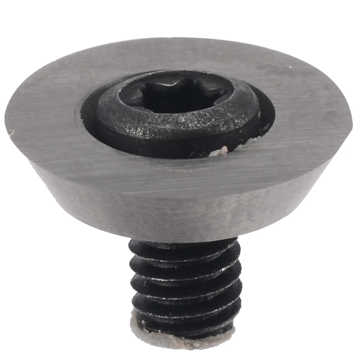 

1pcs 12mm Diameter Round Tungsten Steel Carbide Insert Blades Cutter with Screw for Wood Turning Lathe Tool