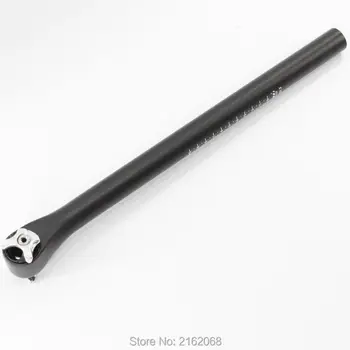 

New arrival Road bicycle matt 3K full carbon fibre seatpost 5mm offset Mountain MTB bike parts 27.2 30.8 31.6mm Free shipping