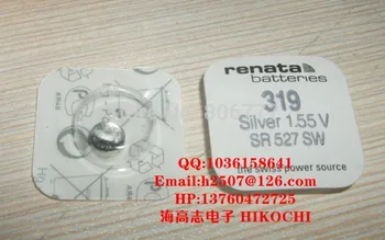 

RE NATA silver oxide button battery SR527SW 319 5.8*2.7mm 21mah 1.55v