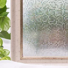 CottonColors Window Privacy Films No Glue 3D Static Decorative Film Window Glass Stickers Size 60 x
