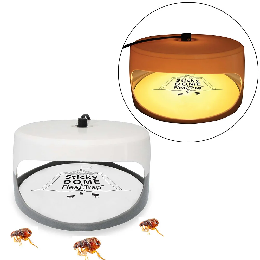 Липкая блошиная ловушка лампа бытовой нетоксичный контроль за насекомыми для дома с использованием домашних животных - Цвет: Assorted Color