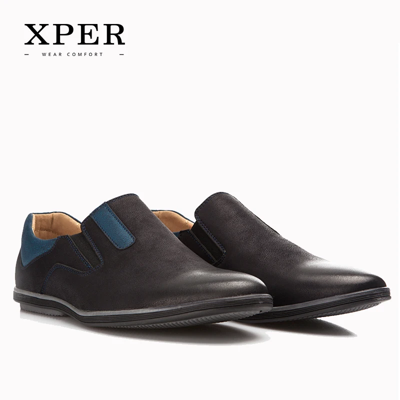 2017 XPER Men Shoes New Collection Men Loafers Comfortable Men Flats Shoes YM86831BU BN