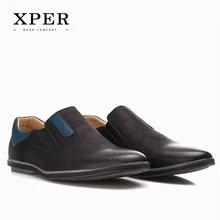 2017 XPER Männer Schuhe Neue Kollektion Mann-müßiggänger Komfortable Männer Wohnungen Schuhe # YM86831BU/BN
