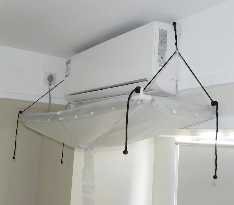Air Conditioner Cleaning Washing Tools Ceiling Wall Mounted Air Conditioning Cleaner Washing Tools Cover Fitting 3 Type Air Conditioner Covers Aliexpress