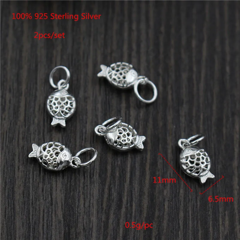

100% 925 Sterling Silver DIY Jewelry Findings Pendant Charms DIY Jewelry Accessories DIY Jewelry Making