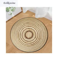 Ретро Кольца, Круглый Нескользящий Впитывающий Коврик для ванны, коврик для гостиной, спальни, ковровое покрытие для пола, Infantil