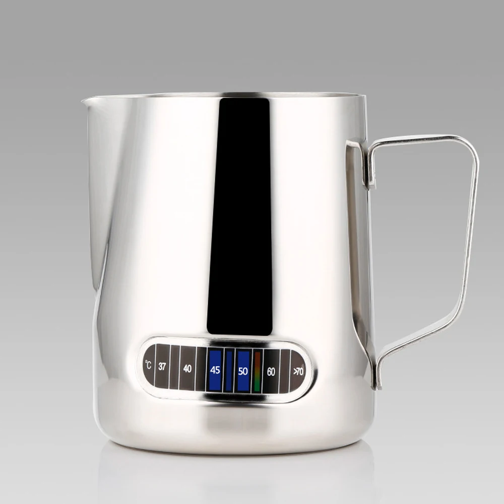 600ml Pull-up cup with tip tip and temperature Thickened 304 stainless steel kettle Coffee sparkler milk cup Kitchen accessories (11)