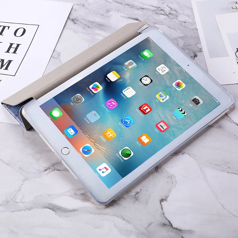 Умный чехол для iPad() 9,7 с держателем для карандашей силиконовый мягкий чехол для iPad 5/6 Air 2/Air1 чехол Funda Подставка для планшета